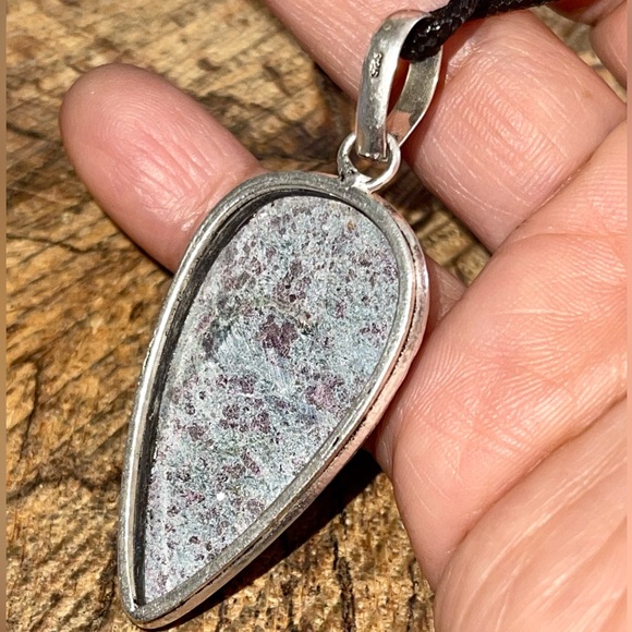 Ruby in Kyanite Pendant 2 1/4” - Picture 9 of 11